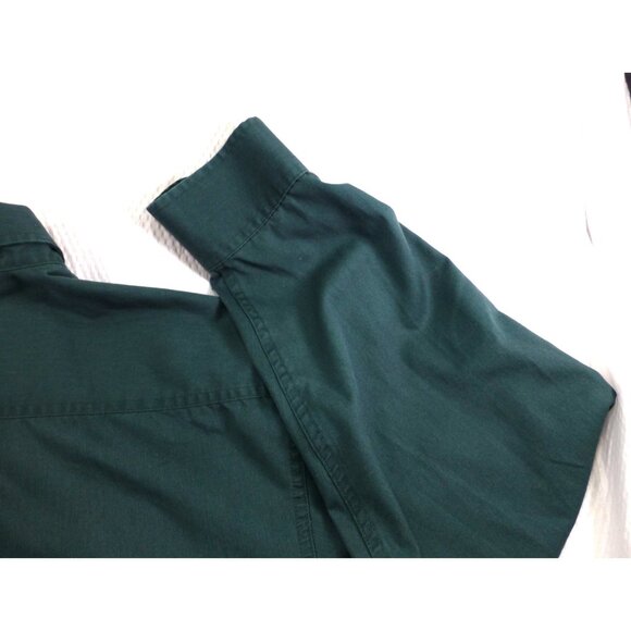 Mack Trucks Bulldog Diesel Trucker Basics Mens Button-Down Shirt Green Lrg - Picture 7 of 7